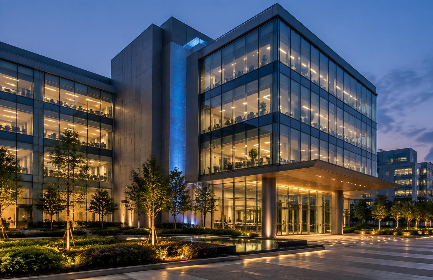 Modern Qevyron Global office environment
